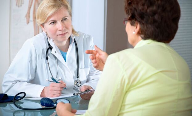 The cardiologist will talk to the patient about risk factors for hypertension
